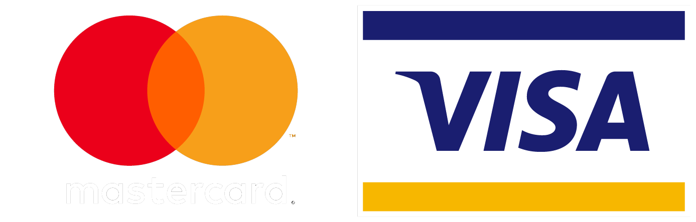Visa and Mastercard accepted